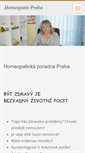 Mobile Screenshot of homeopatiepraha.cz