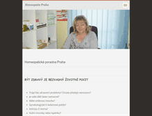 Tablet Screenshot of homeopatiepraha.cz